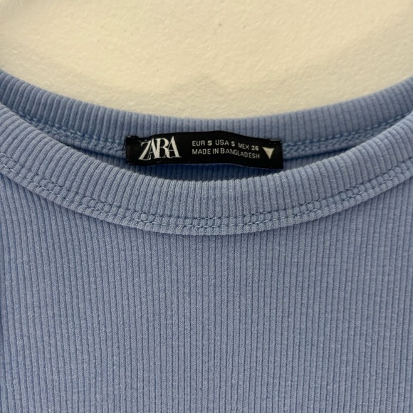 Zara Womens Small Maxi Racerback Blue Sundress - Picture 2 of 7